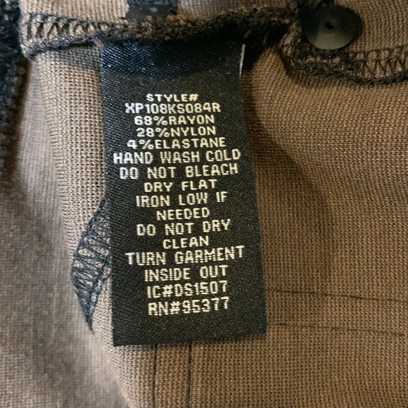 NWOT Sanctuary Plaid Pull Up Pants. Size XL - Picture 10 of 10